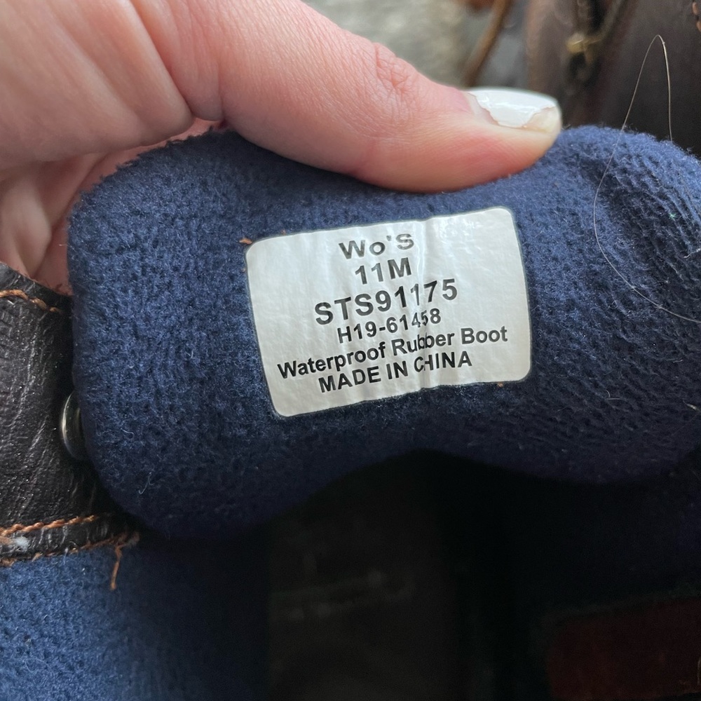 Sperry Boots. Too small, barely worn. Size 11